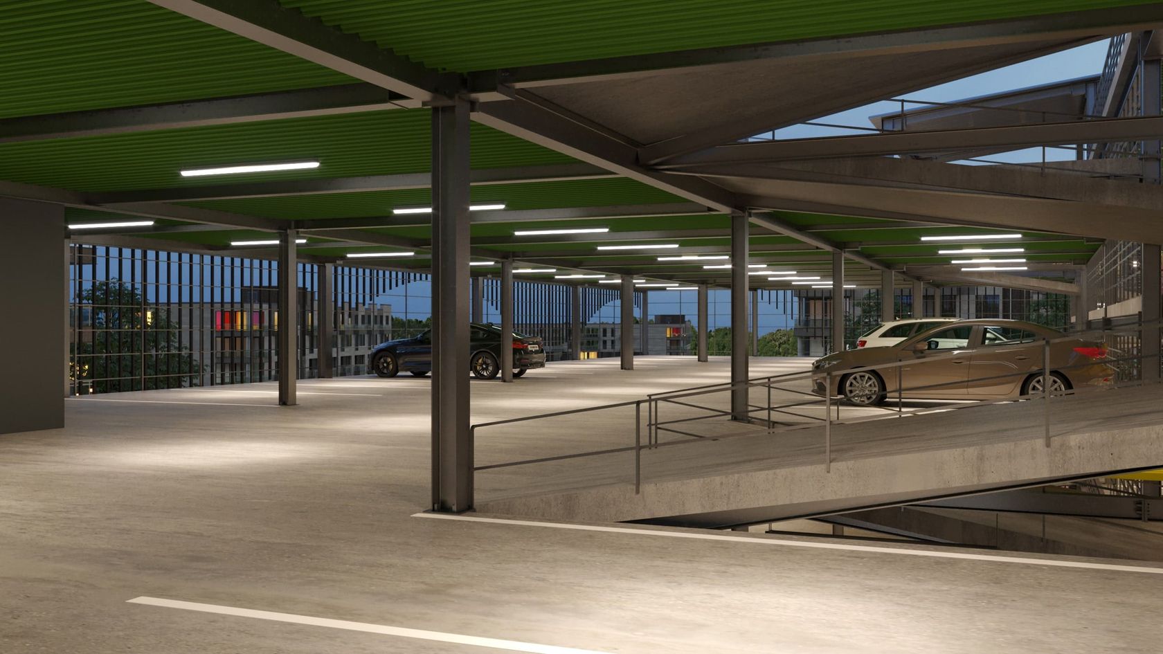 Steel car parks: how to deal with urban car congestion